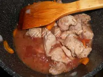 Мясо в вишневом соусе с чечевицей: рецепт с пошаговым фото