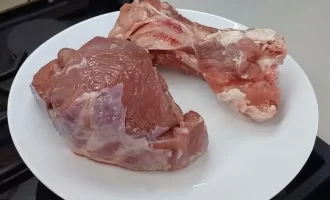 Промываем мясо