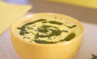 Весенний сырный суп